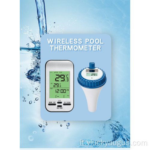 Termometro per piscina intelligente wireless di sveglia del timer